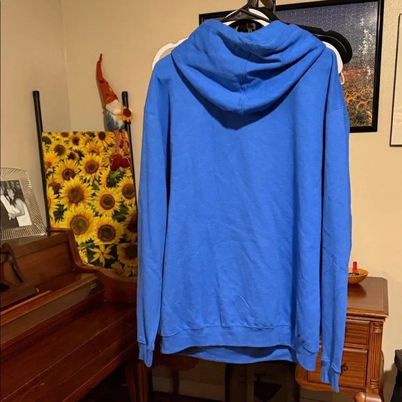 Happy Bunny Blue Graphic Hoodie "no really I'm fine. - Picture 3 of 4